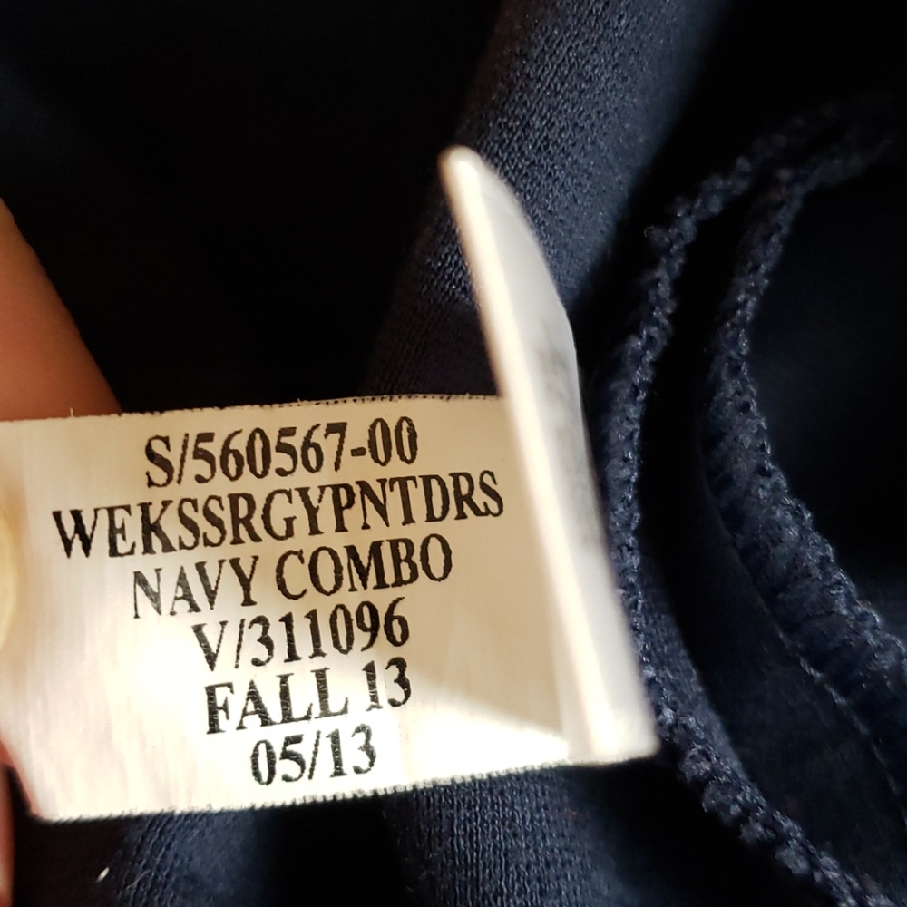 Banana Republic Navy & White Striped Dress - Picture 11 of 12